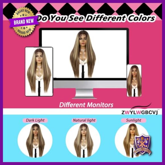 30 Inch Synthetic Lace Front Wig Glueless Heat Resistant for Daily Use main image 4